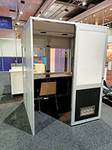 interpreter equipment full booth with door